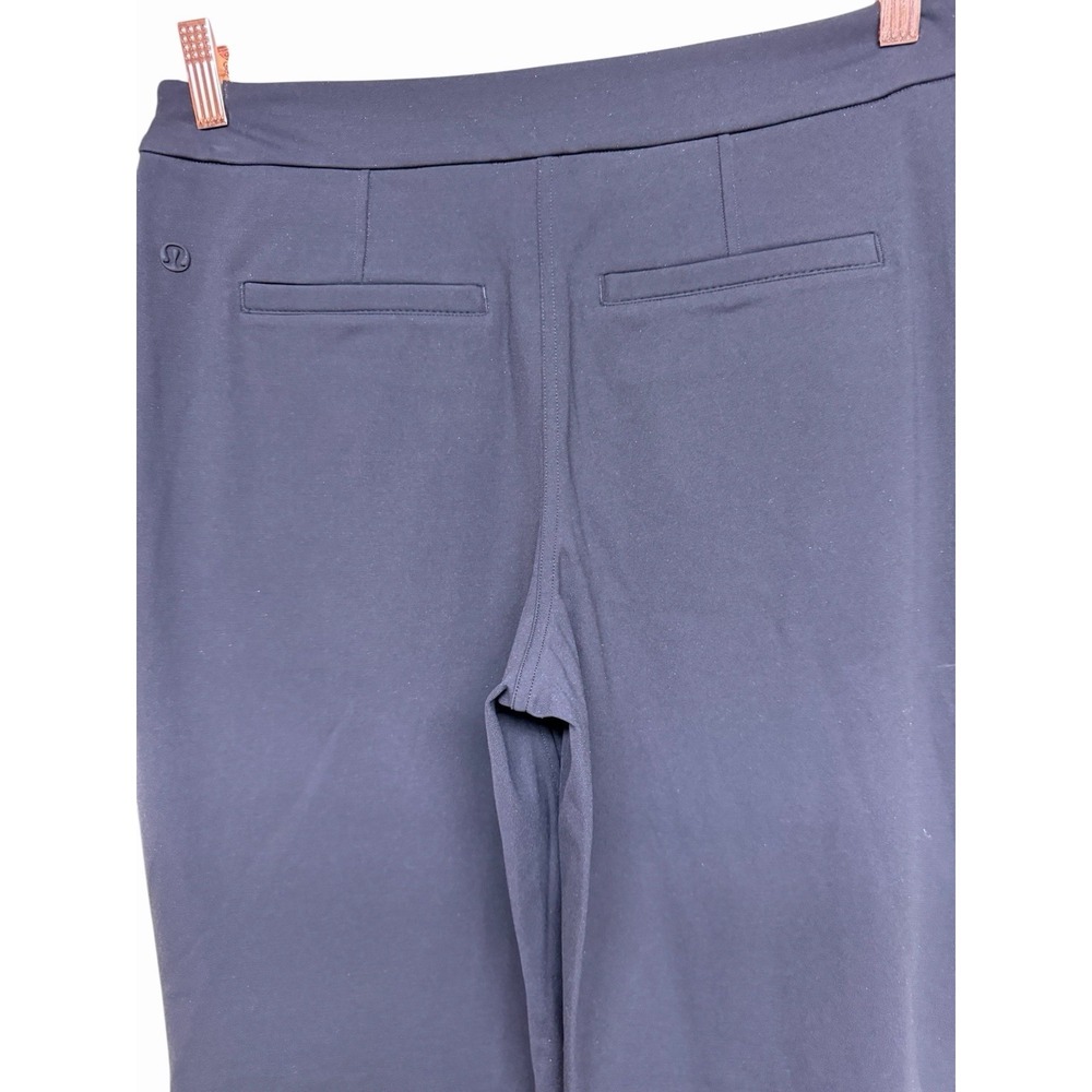 Lululemon Straight-Leg Mid-Rise Pant‎ Luxtreme Black Women's Size Medium - Picture 9 of 11